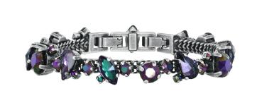 Black/purple - Afternoon Tea de Luxe - Konplott bracelet